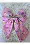 Flowery Luxury Crepe Fabric Automatic Bow Buckle - 3