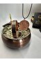 Raw Pure Copper Magnetic Zeolite Sandy Armored Protection Copper Bracelet-In Gift Box - 4