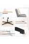 Office Chair No Wheels Armless Desk Chair No Wheels Office Chair Wide Swivel Home - 5