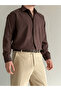 Old Money High Quality Modal Fabric Shirt Brown - 6