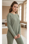 Ribbed Knit Two-Piece Set - 3