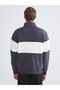 Peak New Season Stand Collar Printed Men's Sweatshirt - 4
