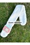 Cute Kuromi My Melody Figured Plush Toy Soft Neck Scarf with Fluffy Fur White - 4