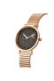 Women's Rose Gold Watch, Black Dial | Cbv.1513 - 2