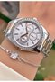 Women's Wristwatch-Steel Case-Steel Band-Waterproof-Original-2 Years Warranty-With Gift Bracelet - 4