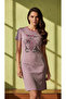 Striped Short Sleeve Nightgown Dress - 2