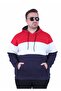 هودي كبير الحجم 3ip Sweat MG 25725 أحمر