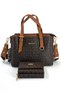 Set of 2 Women's 4-Compartment Shoulder and Handbag Wallet Combination - 7