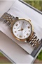 Women's Wristwatch Silver Gold Steel Band Original 2 Years Warranty with Gift Bracelet - 4