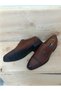 Men's Seasonal Shoes: Autumn-Winter Genuine Leather Rubber Sole Laceless Tan Color - 4