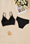 Women's Seamless Strapless Bra Panty Set Comfortable Stylish Stretchy Underwear Set - 2