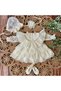 Cream Baby Girl Dress Set