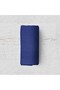 Makiteks 100% Cotton Navy Blue 160X200+2*(50X70) Double Elastic Fitted Sheet and Pillowcase Set - 2