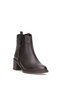 D25Kb-8025 Women's Genuine Leather Heeled Boots Brown - 2