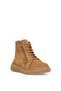 حذاء نسائي مسطح من الجلد الطبيعي من نوع D25KB-1020 بلون أسمر - 2