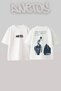 Billie Eilish 7 Design Back Printed Cotton White Oversize T-Shirt