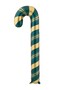 Green Gold Cane Foil Balloon Christmas Foil Balloon - 4