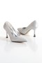 Women's 9 cm Style Heeled Evening Dress Shoes and Bag Set - 6