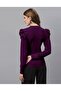 Wine Puff Sleeve Top - 6