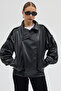 Women's Street Style Leather Jacket - 4