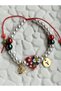 New Year's Themed Murano Glass Bracelet with New Year's Hat Detail - 2