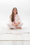Mother-Daughter Front Button Heart Printed 100% Cotton Pajamas Set - 4