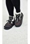 Melinta Women's Suede Fur Detailed Platform Sole Black Boots - 3