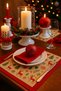 40Pcs Colorful Christmas Table Presentation Paper Tableware Decor Paper Natural Kraft Placemat - 6
