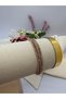 Zircon Stone Sparkling Waterway Flexible Bracelet (3 Pieces) - 3