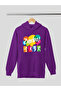 Zumba Printed Cotton Long Sleeve Ribbed 3-Ply Hooded Sweatshirt