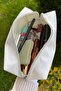 White Faux Leather Makeup and Travel Bag - 2