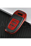 Audi Compatible A1, A3, A4, A5, A6, A7, A8, Q3, Q5, Q7, S4, S5, S6, S7, S8, R8, Tt, Glossy Tpu Key Case Cover (Red)