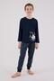 Boy's Family 100% Cotton 4 Seasons Long Sleeve Plaid Pajama Set - 4