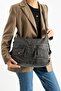 Functional Women's Bag with Back, Shoulder or Crossbody Strap Options, 30*41 cm Large Size - 2