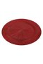 Red Plastic Round Decorative Plate with Pattern Ø33cm - 2