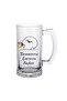 If It Doesn'T Work Out, You Won'T Drink It President Written Glass Beer Cup – Humorous Gift Mug - 3