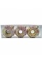 Christmas Ornament 3-Piece 8 cm Donut Ornament - 3