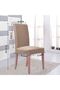 Mini Beige Decorative Elastic Chair Cover - 2