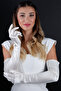 Long Wedding Bridal Opera Gloves Special Evening Dress Gloves for Wedding Henna - 5