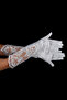 Satin and Lace Detailed Bridal Wedding Gloves - 6