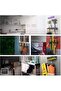 Mop and Broom Holder Wall Mount | 5 Position with 6 Hooks | Garden Tool Organizer Rack for Ki - 2