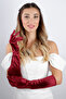 Premium Satin Long Evening Gloves Opera Length Engagement Wedding Prom Evening Dress Stylish Accessory - 3