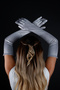 Long Wedding Bridal Opera Gloves Special Evening Dress Gloves for Wedding Henna - 2