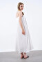 Women's Midi Length Rope Strap Dress - 3