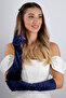 Premium Satin Long Evening Gloves Opera Length Engagement Wedding Prom Evening Dress Stylish Accessory - 6
