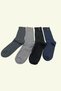 4 Pairs of Thick Thermal Men's Booties Socks – Winter, Terry Textured, Seamless Design - 2