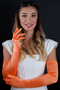 Long Wedding Bridal Opera Gloves Special Evening Dress Gloves for Wedding Henna - 4