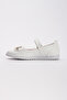 White Non-Slip Sole Girl Princess Ballerinas - 6