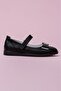 Girl's Orthopedic Black School Shoes - 2