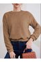 Women's Clothing for Autumn and Winter, Crew Neck Plush, Comfortable Long Sleeves, Sweatshirt - 2